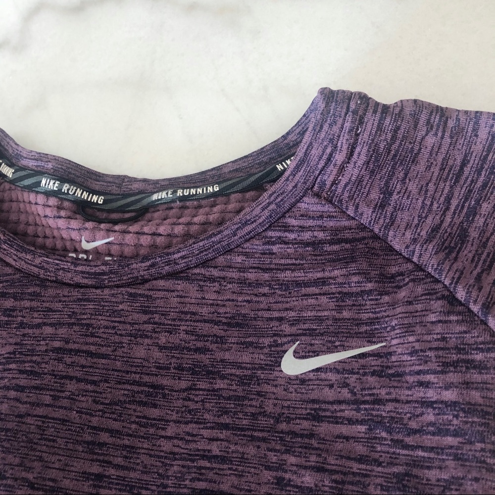 NIKE Running Dri-fit Marble Workout Top - Picture 11 of 11